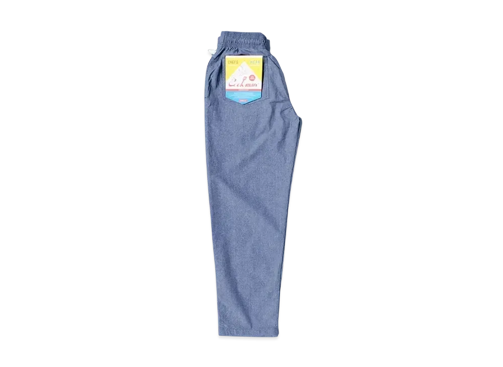 COOKMAN Chef Pants Chambray "Light/Blue"