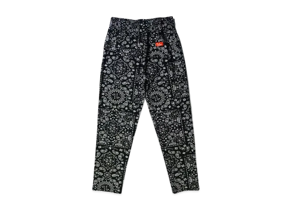 COOKMAN Chef Pants Waiter's Pants "Black/Paisley"