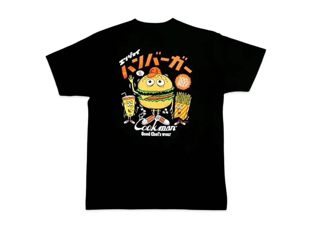 COOKMAN TM Paint Enjoy Burger SS Tee "Black"