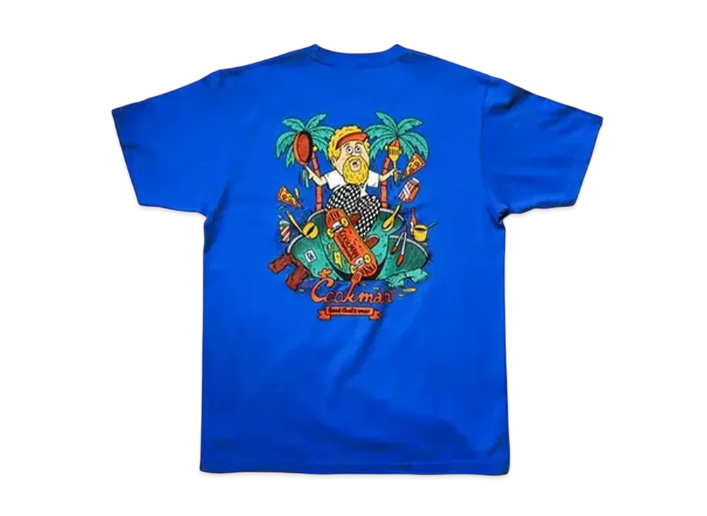 COOKMAN TM Paint Venice Beach Skatepark SS Tee "Blue"