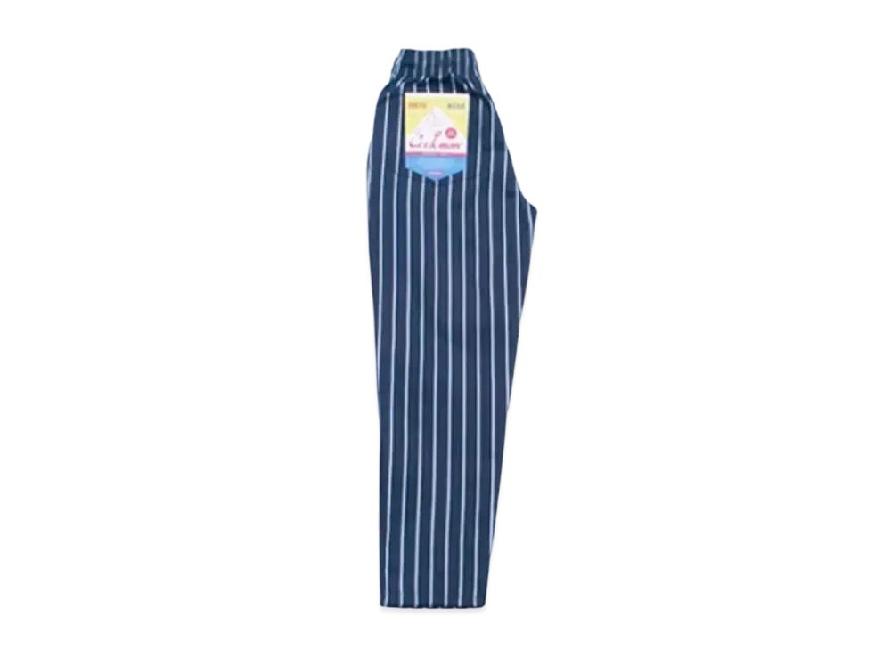 COOKMAN Chef Pants Stripe "Stripe/Navy"