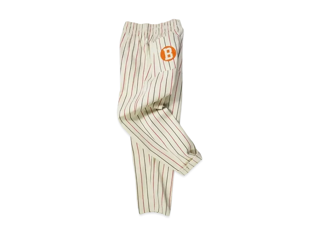 COOKMAN Ballpark Chefpants Collection Chef Pants Stripe "Off White"