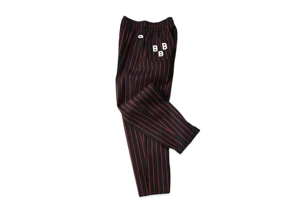 COOKMAN Ballpark Chefpants Collection Chef Pants Stripe "Black"