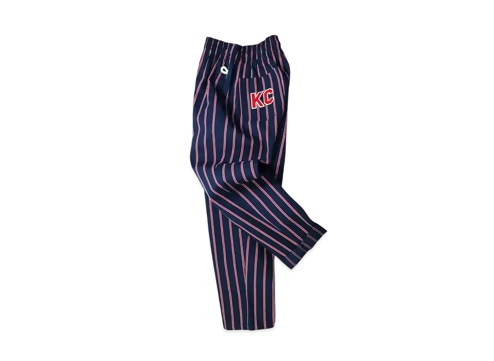 COOKMAN Ballpark Chefpants Collection Chef Pants Stripe "Navy"