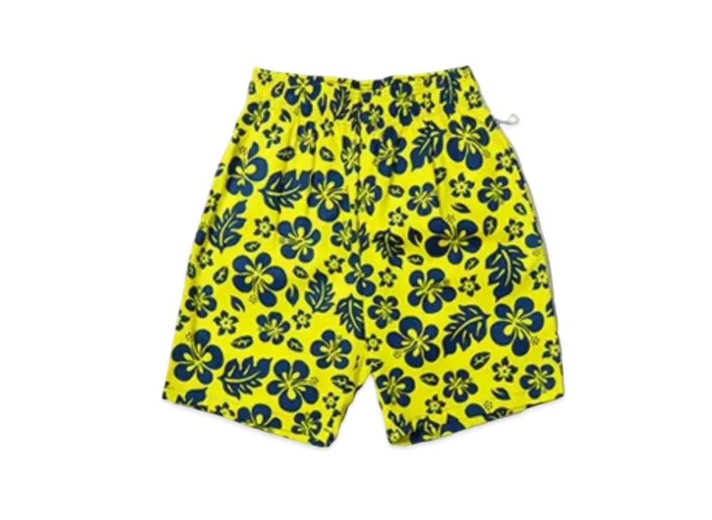 COOKMAN Chef Short Pants Checker "Hibiscus/Yellow"