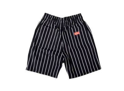 COOKMAN Chef Short Pants Stripe "Stripe/Black"