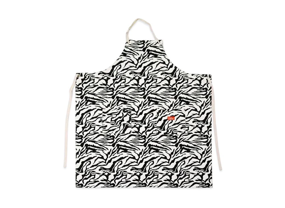 COOKMAN Long Apron Zebra "White/Zebra"