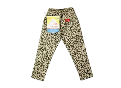 COOKMAN Chef Pants Leopard Kids Size "Leopard/Beige"