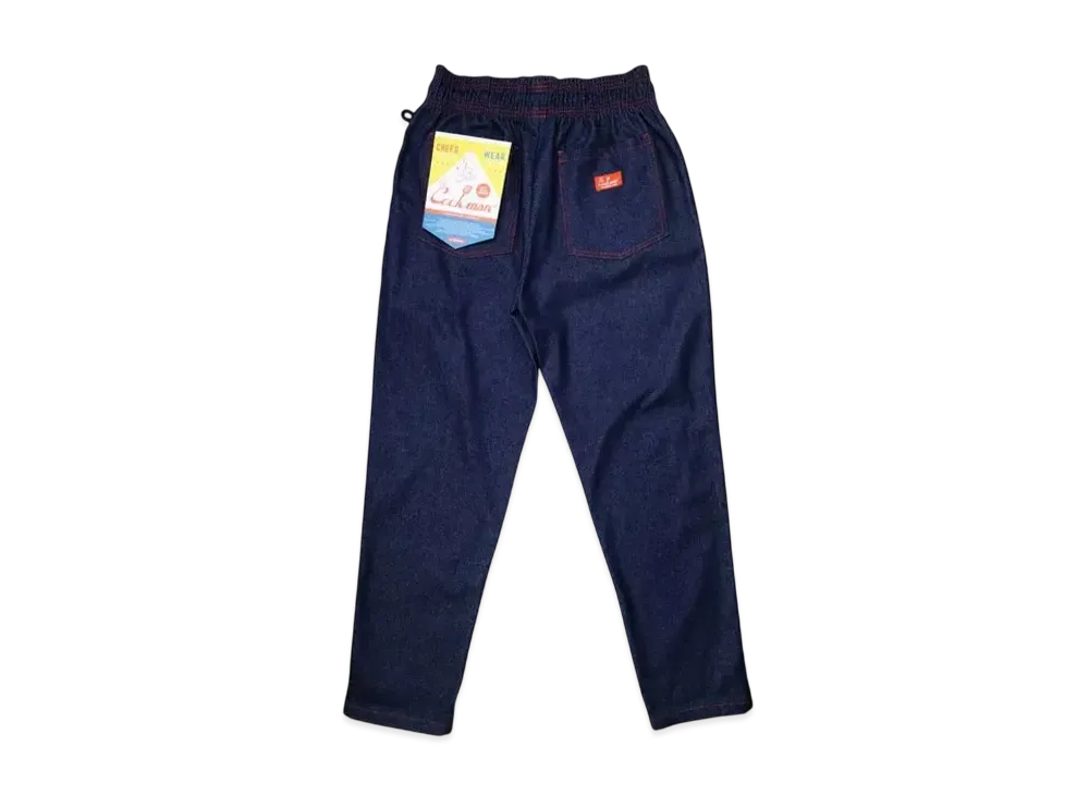 COOKMAN Chef Pants BBQ Denim "Navy/Denim"