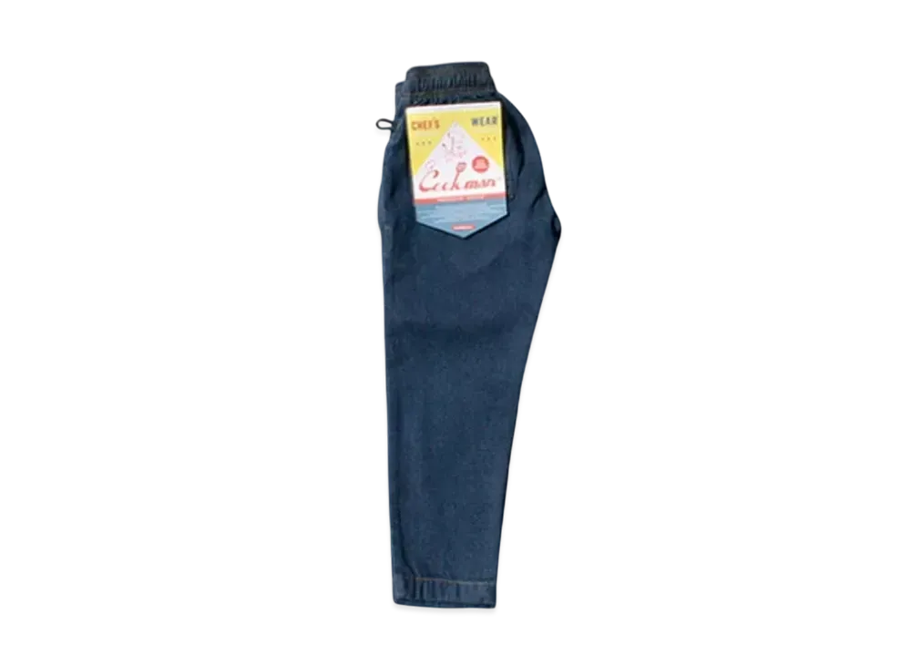 COOKMAN Chef Pants Kids Size "Navy/Denim"