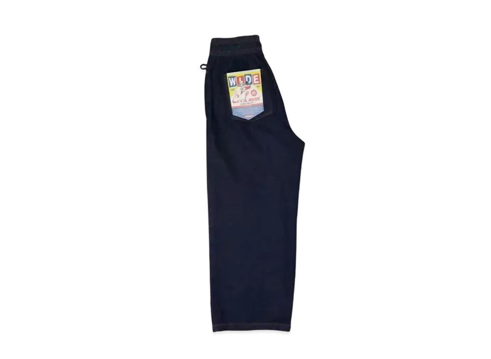 COOKMAN Wide Chef Pants "Denim/Navy"