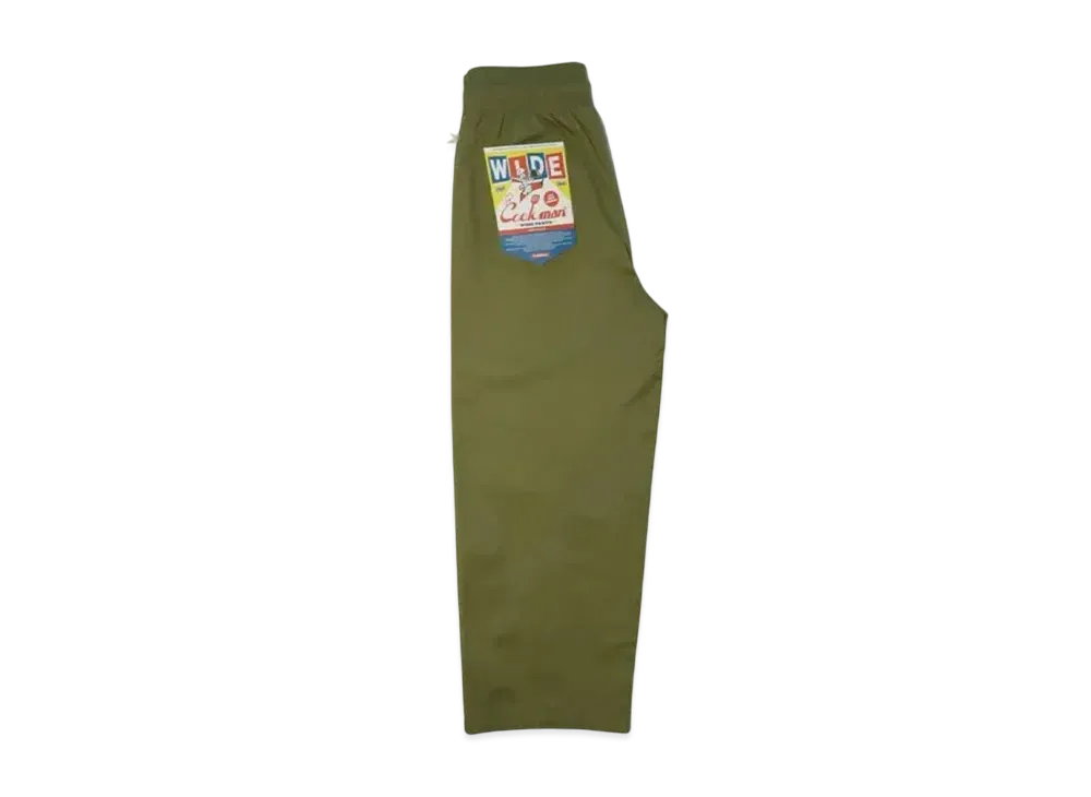COOKMAN Wide Chef Pants "Khaki"