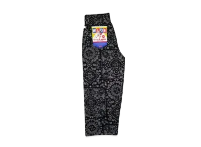 COOKMAN Wide Chef Pants "Paisley/Black"