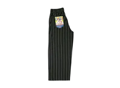 COOKMAN Wide Chef Pants "Stripe/Black"