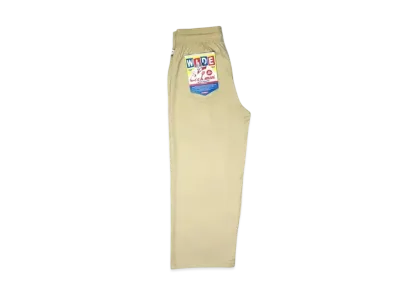 COOKMAN Wide Chef Pants "Sand"