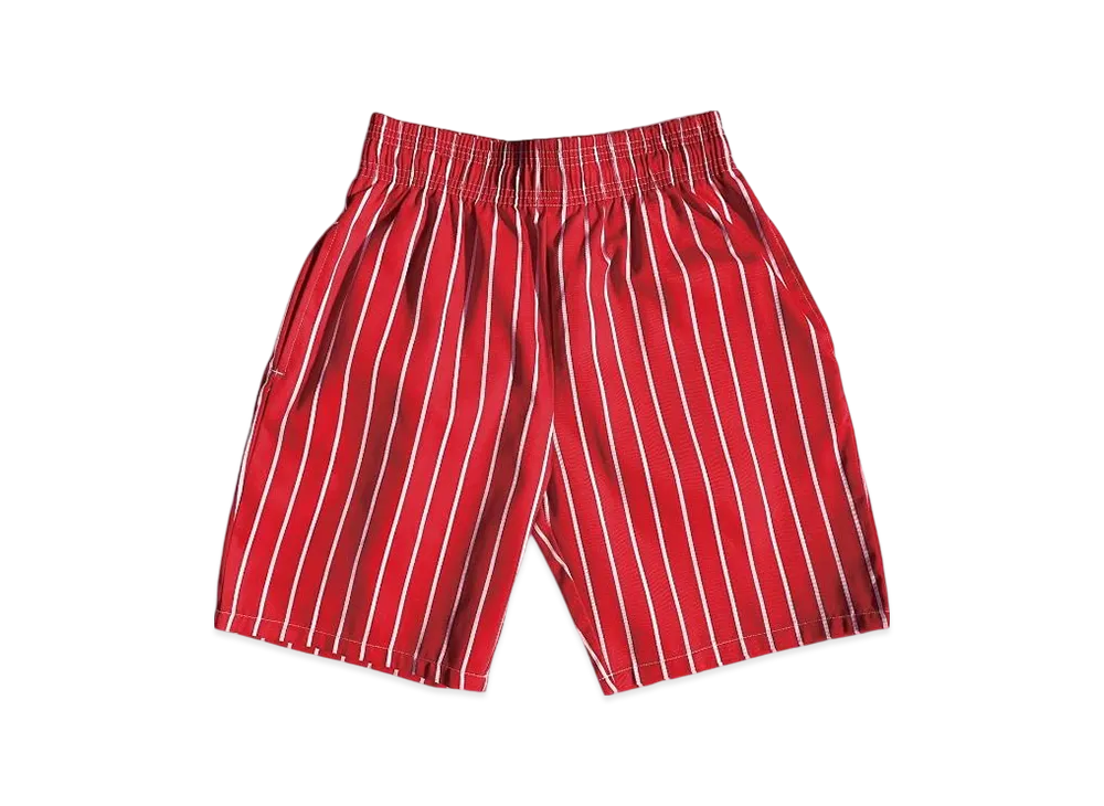 COOKMAN Chef Short Pants "Stripe/Red"