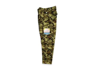 COOKMAN Chef Cargo Pants Ripstop "Camo/Green"