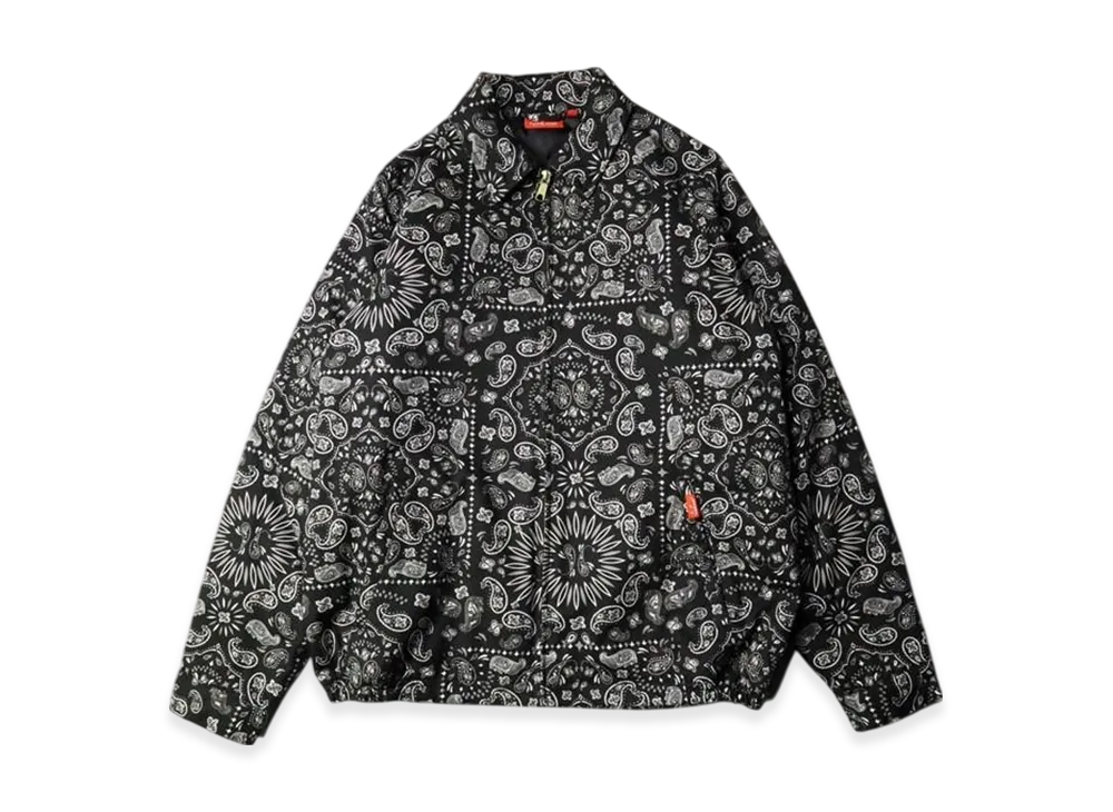 COOKMAN Delivery Jacket Extra Warm "Black/Paisley"