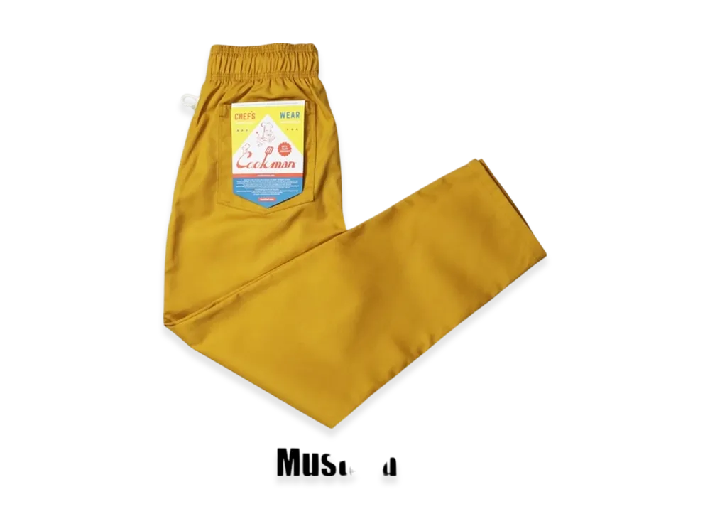 COOKMAN Chef Pants "Mustard"