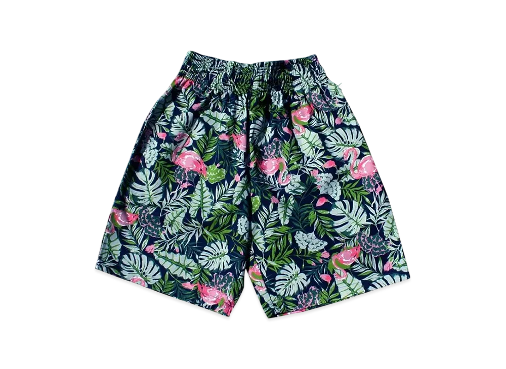 COOKMAN Chef Short Pants "Green/Tropical"