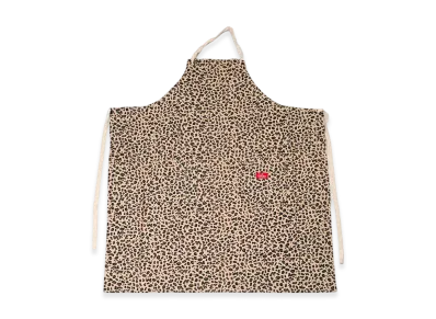 COOKMAN Long Apron "Leopard/Beige"