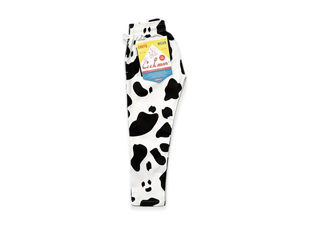 COOKMAN Kids Chef Pants "Cow/White"