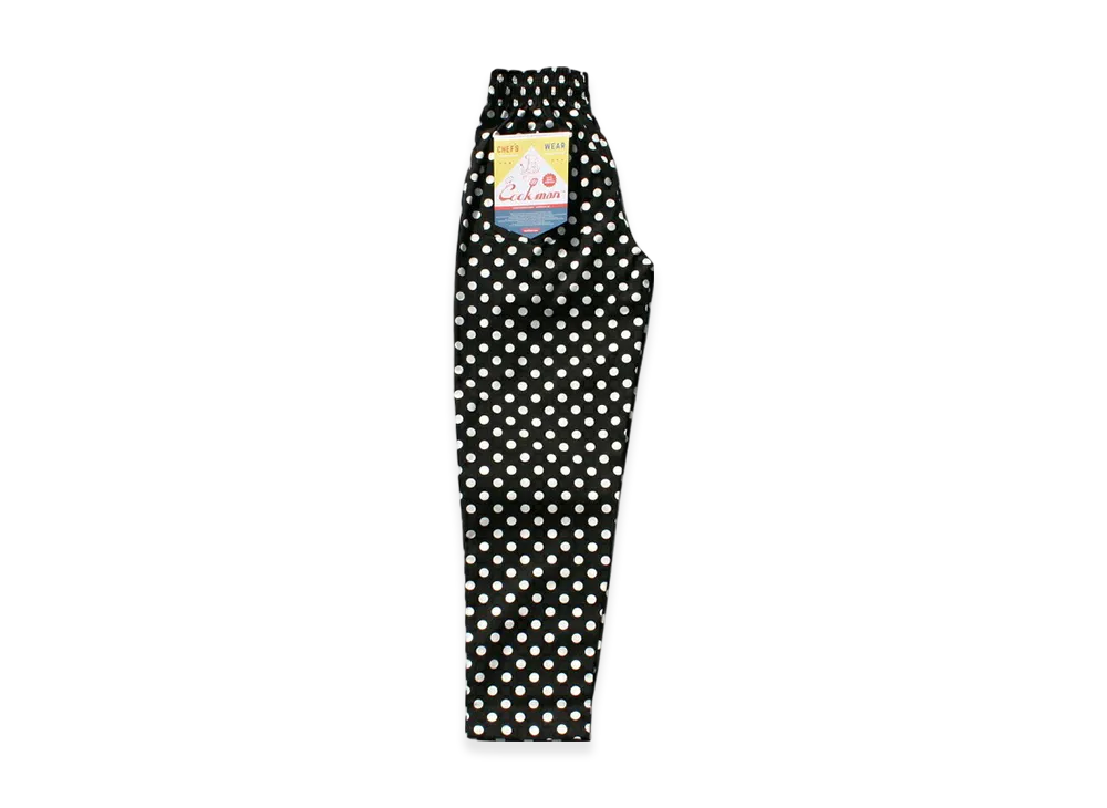 COOKMAN Chef Pants "Dots/Black"
