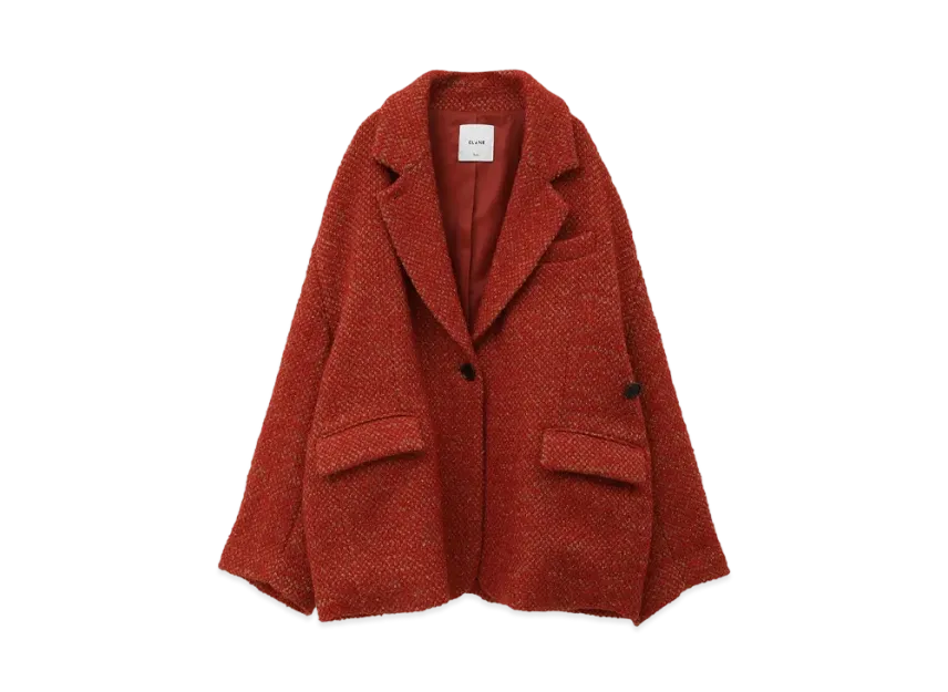 CLANE x Suzu Hirose Mix Color Over Coat CLANE x Suzu Hirose Mix Color Over Coat