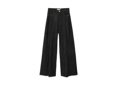 CLANE×Suzu TUCK WIDE DENIM PANTS 1 CLANE x Suzu Hirose Tuck Wide Denim Pants