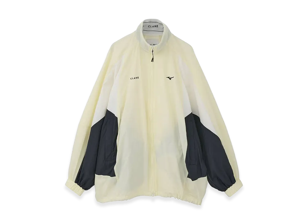 CLANE x Mizuno Water Repellent Track Jacket "Ivory"