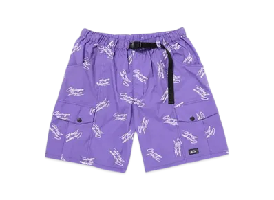 CHALLENGER Multi Signature Cargo Shorts "Purple"