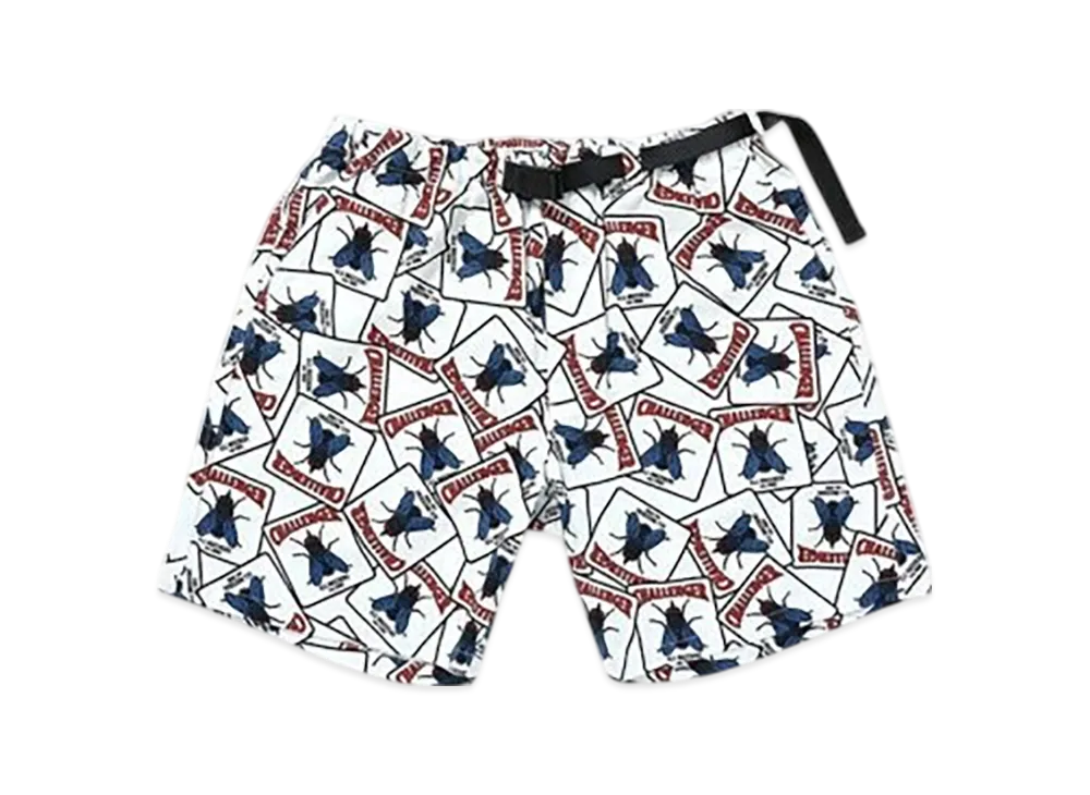 CHALLENGER Fly Cotton Twill Shorts "White"