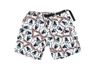 CHALLENGER Fly Cotton Twill Shorts "White"