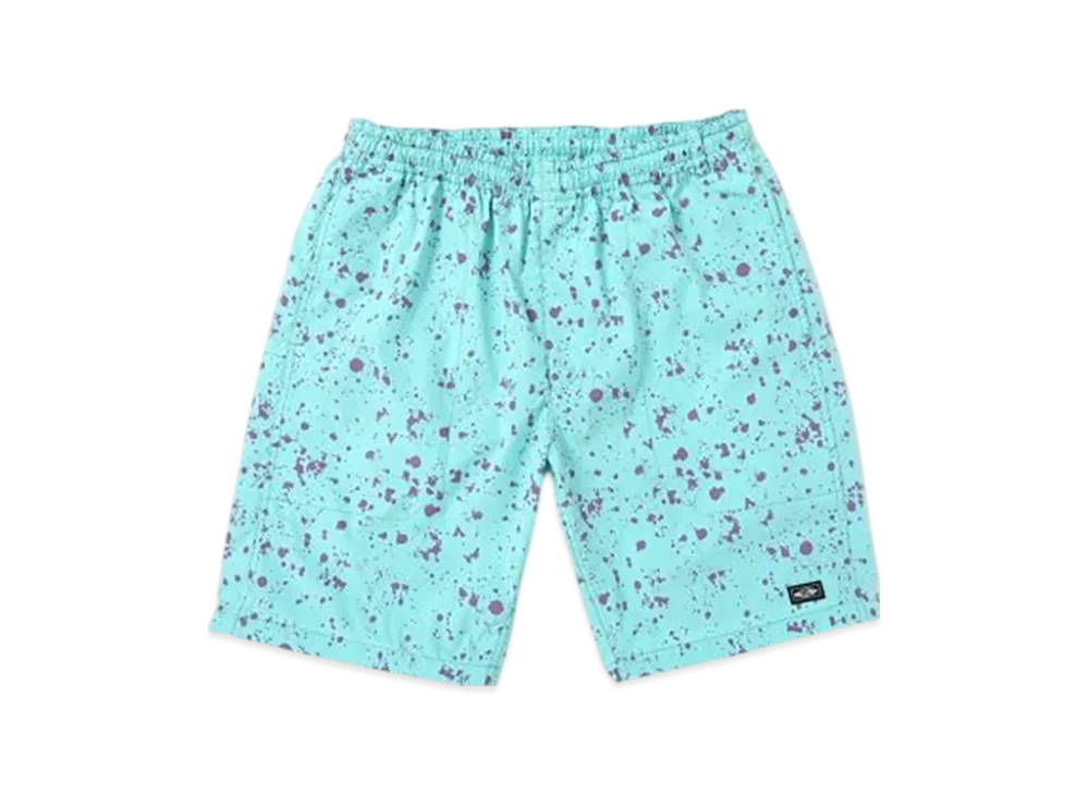 CHALLENGER Splatter Marine Shorts "Mint"