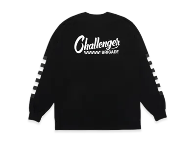 CHALLENGER L/S Checker Tee "Black"