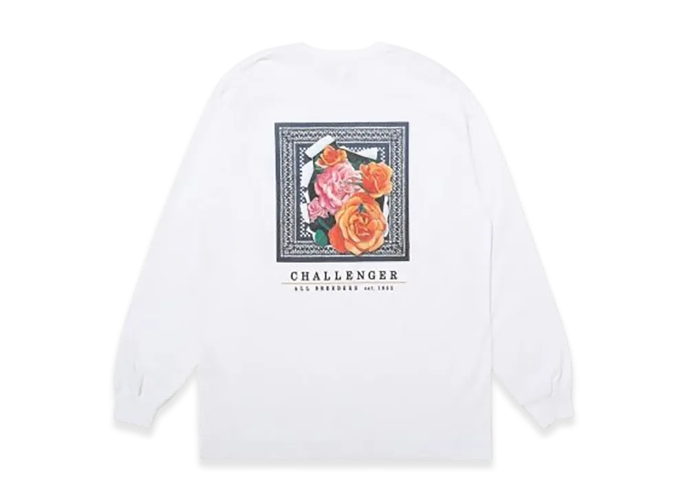 CHALLENGER L/S Rose Bandana Tee 