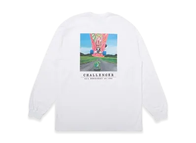 CHALLENGER L/S Frog Tee "White"