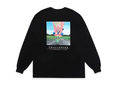 CHALLENGER L/S Frog Tee "Black"