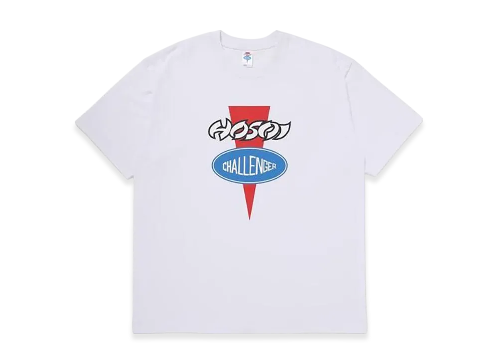CHALLENGER x Hosoi Front Logo S/S Tee "White"