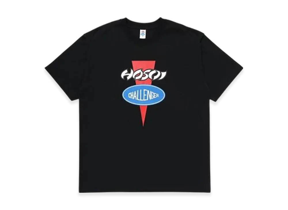 CHALLENGER x Hosoi Front Logo S/S Tee "Black"