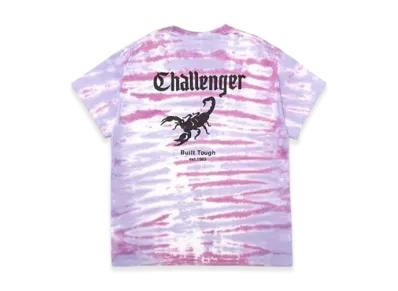 CHALLENGER Tie Dye Scorpion Tee "Light Purple"