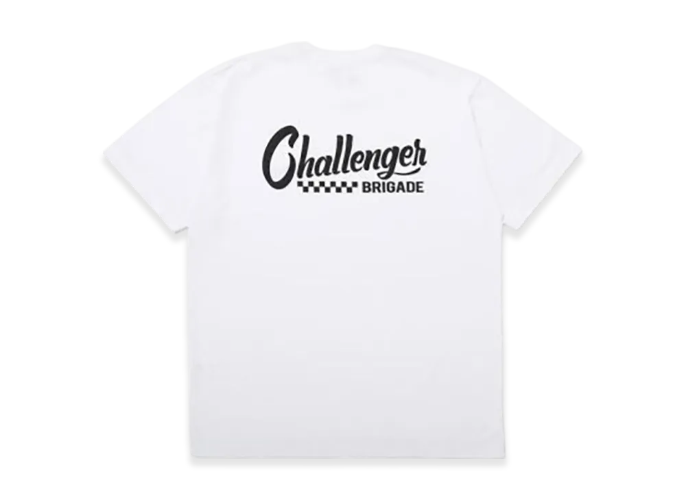 CHALLENGER Checker Logo Tee "White"