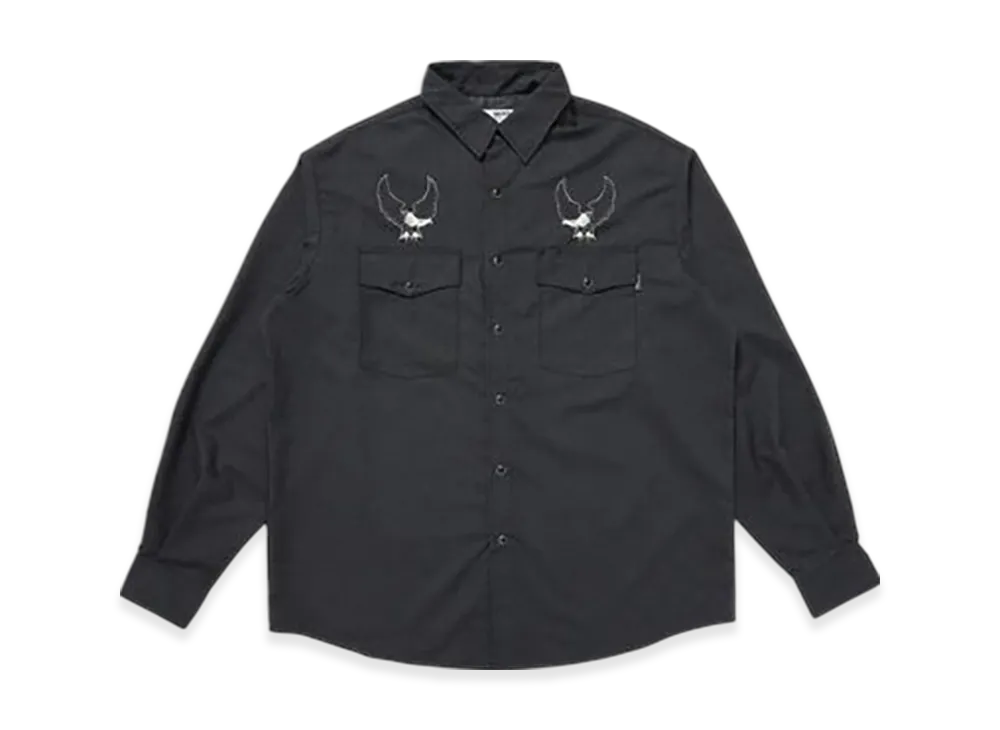 CHALLENGER Oval Eagle Printed Shirt "Black"