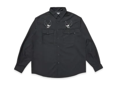 CHALLENGER Oval Eagle Printed Shirt "Black"