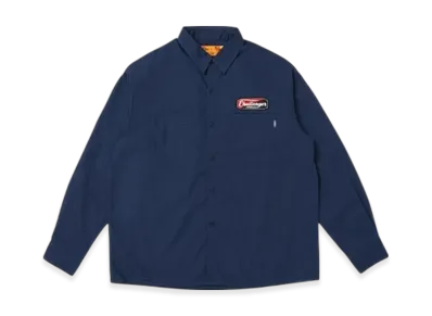 CHALLENGER L/S Patched Work Shirt "Navy"
