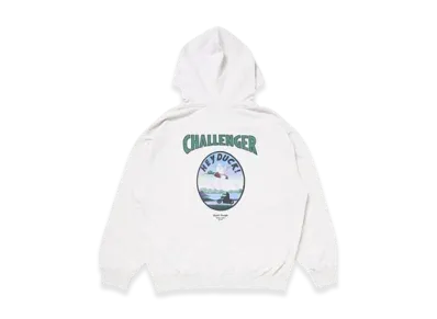 CHALLENGER Hey Duck Zip Hoodie "Gray"
