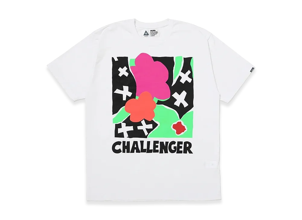 CHALLENGER Flower Tee "White"