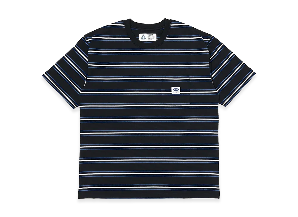 チャレンジャー S/S オーセンティック ボーダー ティー "ブラック"