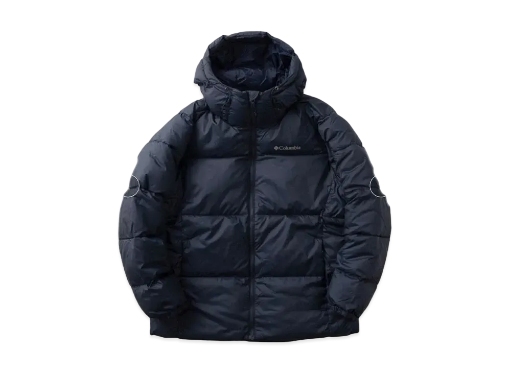 Columbia One Point Bicolor Design Perfect Hooded Jacket "Navy"