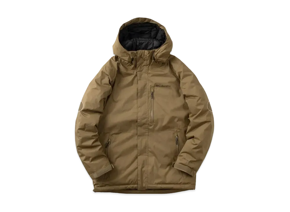Columbia One-Point Logo Design Oak Harbor Insulated Jacket "Camel"